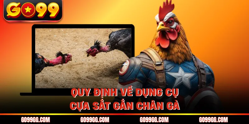 Luật Chơi Đá Gà Cựa Sắt - Quy Định Chuẩn Mực Tại GO99 4 Quy định về dụng cụ cựa sắt gắn chân gà
